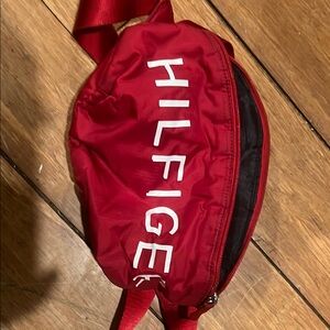 Tommy Hilfiger Red Belt Bag